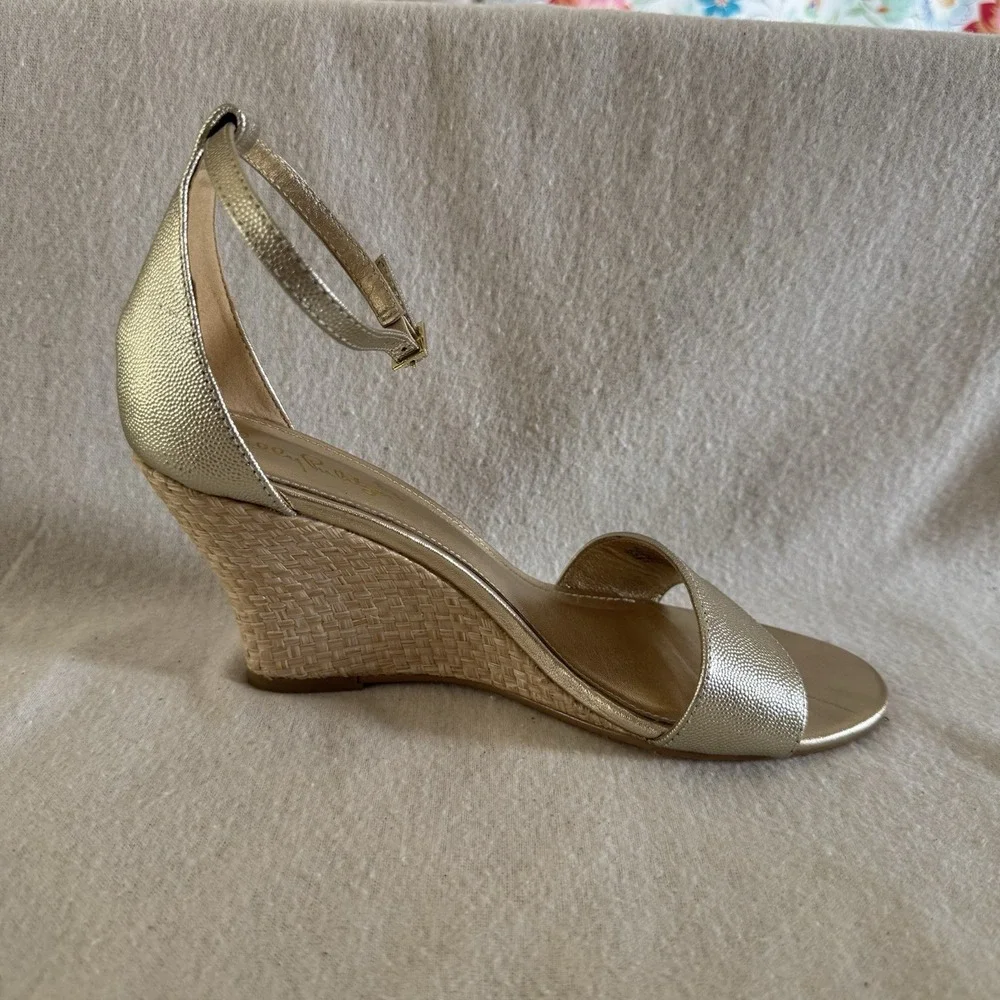 LILLY PULITZER BRIDGETTE WEDGE SANDALS SIZE 9M